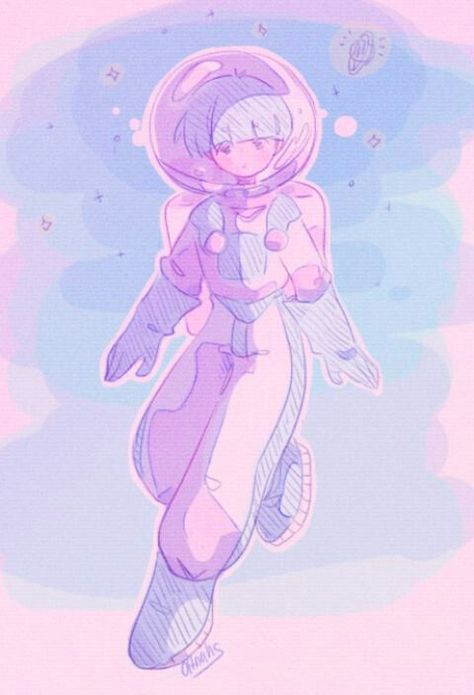 Space . ° • Space Girl Aesthetic, Anime Boy Drawing, Wallpaper For Dining Room, Pastel Space, Space People, People Aesthetic, Space Boy, Artsy Aesthetic, Football Images