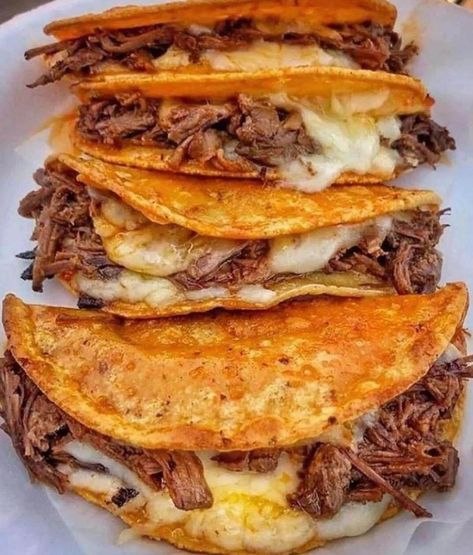 Quesabirria Tacos Recipe "I... - W.W Recipes for biginners Quesabirria Tacos Recipe, Quesabirria Tacos, Think Food, Food Goals, Food Obsession, Interesting Food Recipes, Pretty Food, Mad Men, Food Cravings