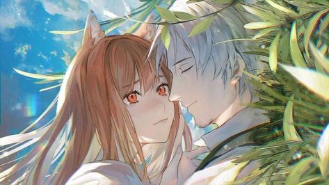 Holo And Lawrence, Spice And Wolf Holo, Spice And Wolf, Art Contest, On Air, The Grass, Drawing Reference, Anime Art, Fan Art