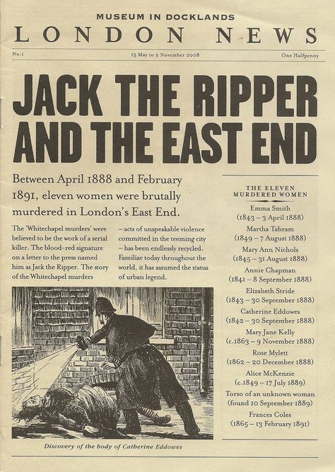 jack the ripper photos | Review of 'Jack the Ripper: The Definitive Story' Part 1 Jack Ripper, Ripper Street, East End London, Jack The Ripper, Newspaper Headlines, Legends And Myths, New Jack, Vintage Newspaper, Newspaper Printing