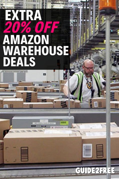 Amazon is offering an extra 20% OFF Amazon Warehouse Deals! This is an extra 20% off the already huge discounts!In case you don’t know, Amazon Warehouse Deals is a part of Amazon.com that specializes in offering deep discounts on returned, warehouse-damaged, used, or refurbished products that are in good condition but do not meet Amazon.com rigorous standards as “new.” #AMAZON #HOTDEALS Amazon Warehouse, Amazon Discounts, Amazon Purchases, Latest Ufo Sightings, Quick Money, Best Money Saving Tips, Frugal Tips, 20 % Off, Hot Deals