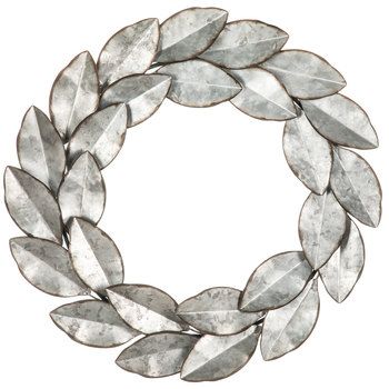 Leaf Wreath Metal Wall Decor Hobby Lobby Diy, Hobby Lobby Wall Art, Craft Ornaments, Hobby Lobby Decor, Wall Decor Hobby Lobby, Farmhouse Industrial, Metal Craft, Cool Mirrors, Leaf Wreath