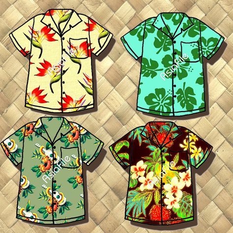 Digital Art, Vintage Hawaiian Shirts, Aloha Shirts, 1.5 inch, Embellishments, Printable Download, CS 200. $3.00, via Etsy. Hawaiian Camp Shirt With Sublimation Print, Hawaiian T-shirt With Screen Print, Hawaiian Style T-shirt With Sublimation Print, Hawaiian T-shirt With Tropical Print For Beach, Blends Worksheets, Button-up Hawaiian Shirt With Palm Tree Print For Beach, Luau Theme Party, Vintage Hawaiian Shirts, Luau Theme