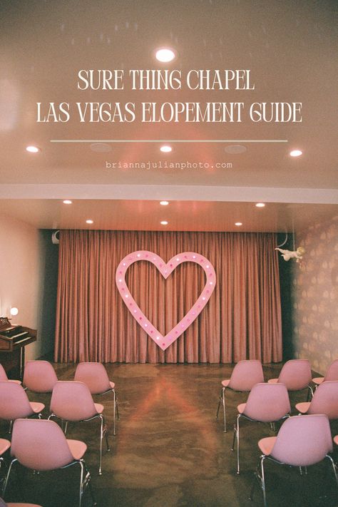 If you're thinking about having a Sure Thing Chapel wedding or elopement, then this guide is perfect for you! You'll find all the details needed to elope there, as well as Vegas elopement ideas, Vegas elopement outfit inspiration, and Vegas elopement photography! Book Bri as your Las Vegas elopement photographer at briannajulianphoto.com! Simple Vegas Wedding, Vegas Elopement Outfit, Las Vegas Elopement Ideas, Vegas Wedding Reception Ideas, Vegas Wedding Inspiration, Vegas Wedding Venues, Elope Ideas, Las Vegas Wedding Aesthetic, Las Vegas Chapel Wedding