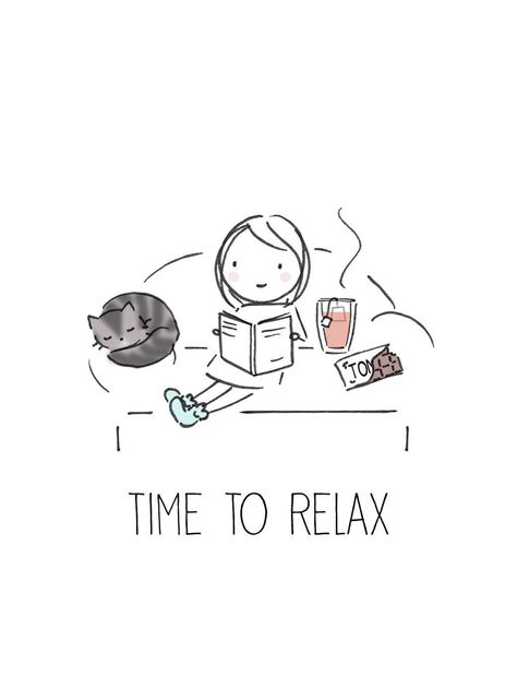 sketch is me — Time to relax Me Time Quotes, Relax Quotes, Time To Relax, Baywatch, Time Quotes, I Love Reading, Relax Time, I Love Books, الرسومات اللطيفة