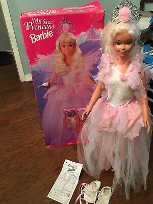 MY SIZE PRINCESS Barbie | 3 Feet | Wear & Share | Princess Ballerina | Vintage FOR SALE! | PicClick Barbie Girl Doll, My Size Barbie, Ballerina Vintage, Natural Hair Doll, Life Size Barbie, Princess Ballerina, Ballerina Barbie, Barbie 90s, Princess And The Pauper