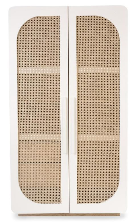 Rattan Cabinet, Free Standing Wardrobe, White Rattan, Egg Pattern, Shaker Furniture, Cane Furniture, Bedroom Armoire, Carved Furniture, Indian Decor