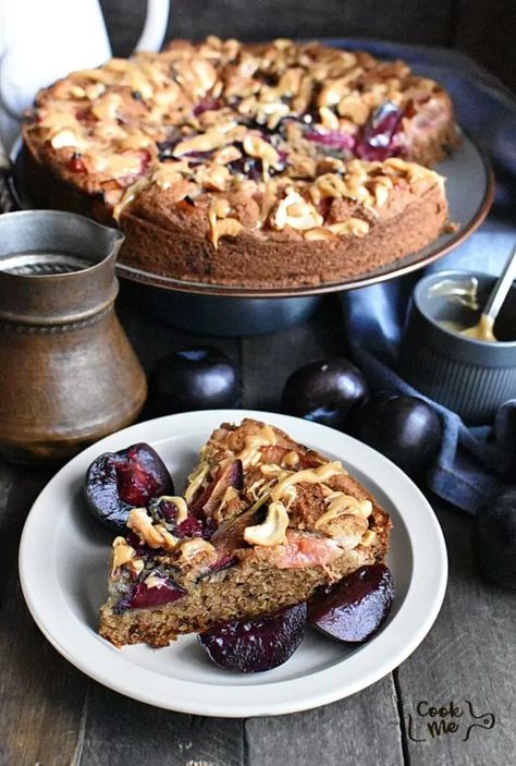 Plum Cake Recipe, Plum Torte, Pie Pastry Recipe, Plum Recipes, Lent Recipes, Mardi Gras Food, Hanukkah Food, Low Cholesterol Recipes, Torte Recipe