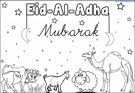 Eid Ul Adha Crafts, Caterpillar Preschool, When Is Fathers Day, Scary Kids, Student Picture, Happy Eid Al Adha, Islamic Kids Activities, Eid Stickers, Eid Crafts