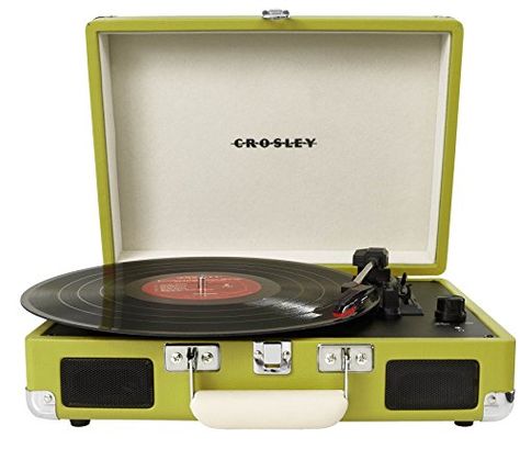 Record Player Setup, Crosley Record Player, Store Vinyl Records, Crosley Cruiser, Crosley Radio, Portable Record Player, Retro Record Player, Turntable Record Player, Ipod Dock