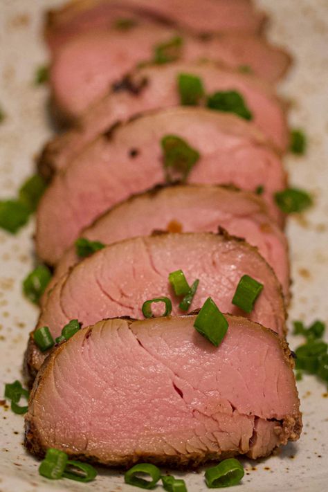 Pork Tenderloin Sous Vide, Sous Vide Pork Loin, Sous Vide Pork Tenderloin, Paleo Pork Tenderloin, Sous Vide Pork, Cooking Pork Tenderloin, Char Siu Pork, Tenderloin Roast, Sous Vide Recipes