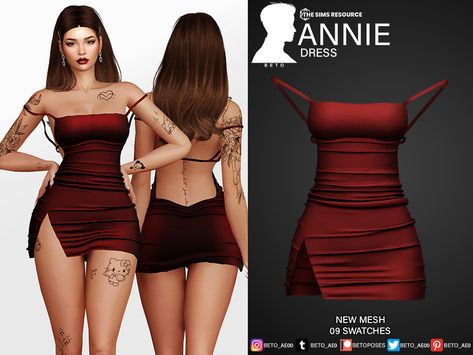 The Sims Resource - Annie (Dress) Pateron Cc Clothes, Sims 4 Cc Clothes Outfits, Simsresources Clothing, Casual Sims 4 Cc, Sims 4 Dress Cc Short, Pateron Cc Sims 4, Ts4 Alpha Cc Clothes, Sims 4 Cc Women Clothes Patron, Sims 4 Cc Free Downloads Clothes