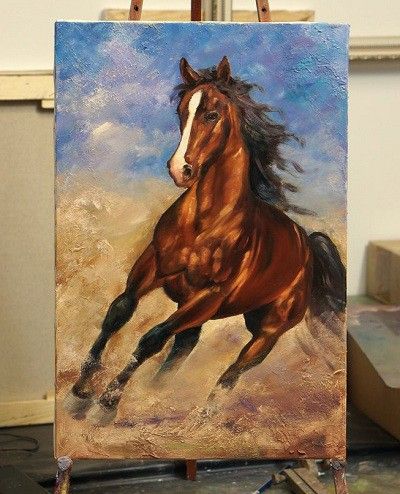 Horse Paintings Acrylic, Realistic Flower Drawing, Horse Canvas Painting, Art Prints Boho, Pichwai Paintings, Simple Canvas Paintings, Beautiful Art Paintings, Wildlife Paintings, Landscape Art Painting