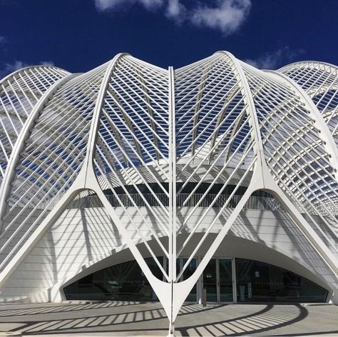 Calatrava Architecture, Oscar Niemeyer Architecture, Neo Futurism, Architecture Site Plan, Conceptual Model Architecture, Santiago Calatrava Architecture, Mall Facade, Polytechnic University, Facade Architecture Design