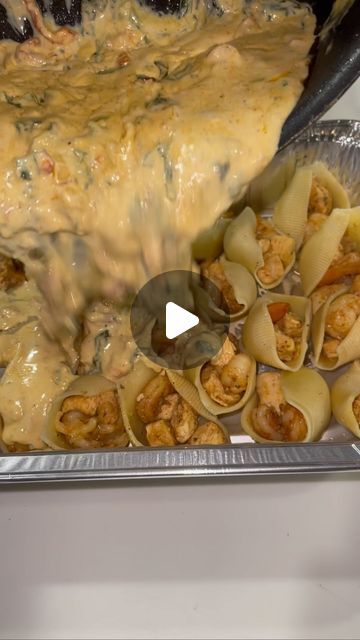 28K likes, 176 comments - _cookingwithchels on February 6, 2023: "Tasks for the week: Hit 1 small goal everyday and Eat Good! 🤤🤤🙌🏾 Shrimp and Chicken Stuffed Shells! #stuffedshells #chickenpasta...". Stuffed Shrimp Shells, Crab And Shrimp Stuffed Shells, How To Make Stuffed Shells, Stuffed Shells Alfredo, Stuffed Shells With Chicken, Stuffed Shells Chicken, Shrimp Stuffed Shells, Shrimp And Chicken, Chicken Stuffed Shells