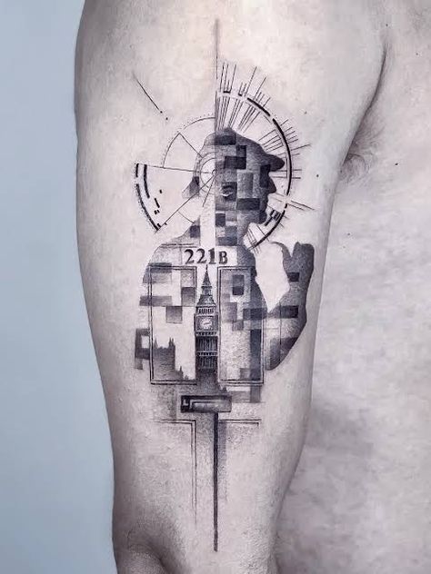 Sherlock Tattoos, Sherlock Holmes Tattoo Ideas, Sherlock Holmes Tattoo, Sherlock Tattoo, Sherlock Holmes Wallpaper, Sherlock Holmes Robert Downey Jr, Elementary Sherlock, Elementary My Dear Watson, Watson Sherlock