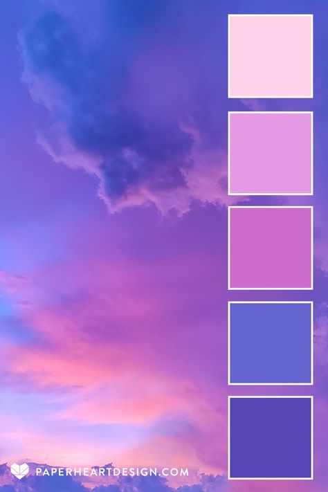 Black With Pastel Colors, Pink Ombre Color Palette, Pastel Branding Design, Sweet Color Palette, Purple Pastel Color Palette, Cute Colour Palette, Vaporwave Color Palette, Branding Design Fashion, Sky Color Palette