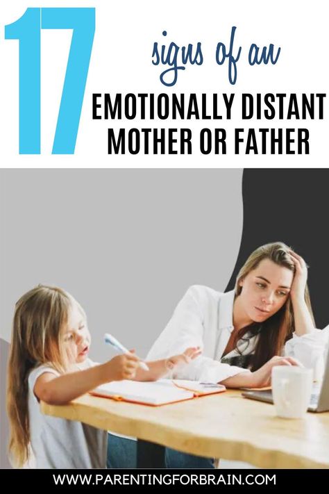 An emotionally distant mother or father is physically present but emotionally detached. These emotionally unavailable parents keep an emotional distance from their children, interacting with them only when necessary, and remain uninvolved in their children’s lives. Emotionally unavailable parents do not provide the emotional support or guidance that a child needs to develop healthy emotional regulation. Here are 17 signs of an emotionally unavailable mother or father.​ Emotionally Unavailable Mother, Emotionally Unavailable Parents, Attention Seeking Behavior, Abnormal Psychology, Speech Delay, Behavior Disorder, Emotionally Unavailable, Clinical Psychology, Support Network