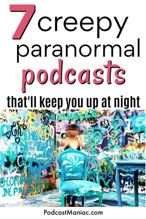 Into ghosts & the paranormal? These 7 creepy podcasts will give you a good spook...and maybe keep you up at night! Paranormal Podcasts, Spooky Podcasts, Happy New Month Quotes, Podcast Recommendations, Podcast Ideas, Creative Podcast, Paranormal Experience, Real Haunted Houses, Summer Reads