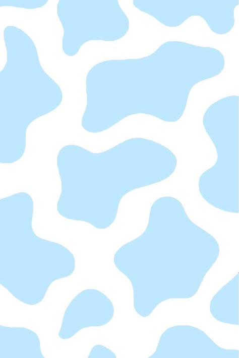 Blue Astetic Photos Wallpaper, Aesthetic Cow Wallpaper, Insta Wallpaper, Aesthetic Cow, Cow Wallpaper, Baby Blue Wallpaper, Printable Wall Collage, Cow Print Wallpaper, Blue Drawings