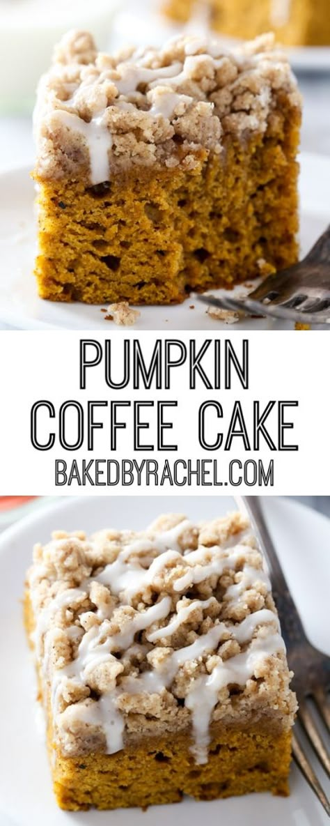 Easy Pumpkin Coffee Cake, Pumpkin Coffee Cake Recipes, Pumpkin Coffee Cake, Pumpkin Streusel Muffins, Pumpkin Coffee Cakes, Recipe Pumpkin, Cinnamon Streusel, Coffee Cake Recipe, Breakfast Goodies