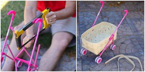 Tutorial Diy Doll Stroller, Apple Dolls, Stroller Liner, Doll Stroller, Baby Pram, Pram Toys, Baby Buggy, Stroller Toys, Baby Prams