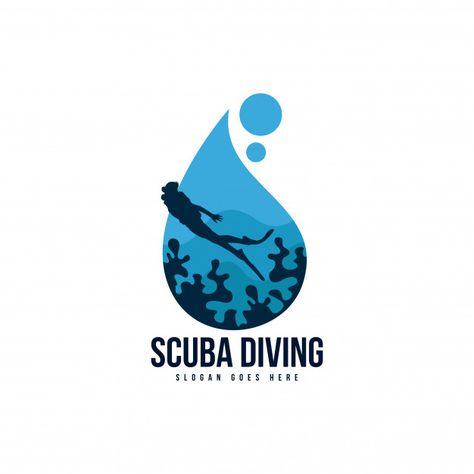 Diving Logo Design, Scuba Diving Logo, Diving Logo, Marines Logo, Sea Logo, Logo Club, Sea Diving, Shark Logo, Diving Center