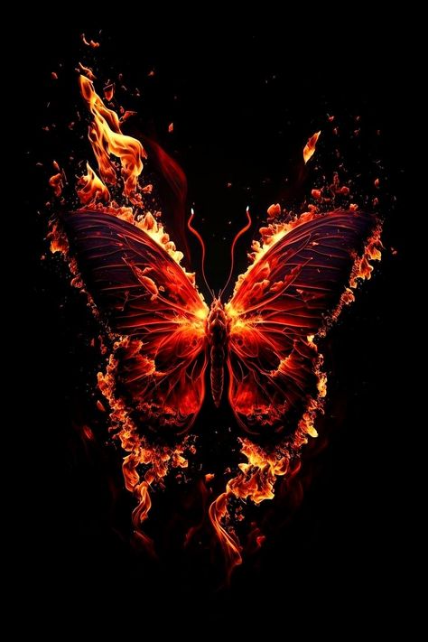 Beautiful Butterfly Pictures, Beautiful Butterflies Art, Dark Phone Wallpapers, Butterfly Pictures, Beautiful Dark Art, Cool Wallpapers Art, Arte Fantasy, Pretty Wallpapers Backgrounds, Butterfly Wallpaper