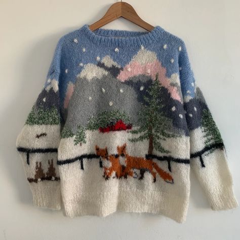 Vintage Apres Ski, Post Run, Design Moda, Mia 3, Vintage Sweater, Cute Sweaters, Knitting Inspiration, Dream Clothes, Ugly Sweater