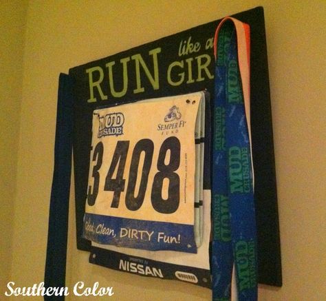 DIY Race Bib Display Running Bib Display, Race Bib Display, Bib Display, Race Bib Holder, Running Bibs, Running Medal Display, Running Medal Holder, Running Medal, Running Girl