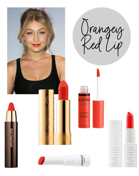 How to Get an Orangey-Red Lip