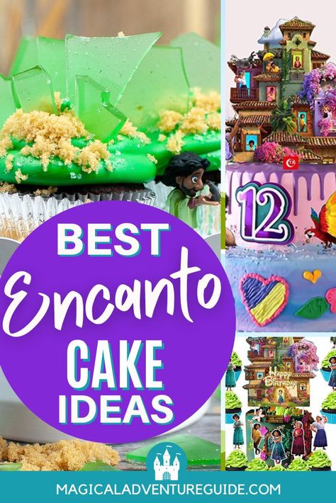 If you're planning an Encanto birthday party, you need to check out this collection of the very BEST Encanto birthday cakes! From layer cakes to cupcakes to cake pops, we're sharing our favorites for your magical celebration. Encanto Birthday Cupcakes Ideas, Homemade Encanto Cake, Encanto Birthday Decorations Diy, Encanto Fourth Birthday, Encanto Birthday Cake Diy, Easy Encanto Cake, Encanto Birthday Cakes, Encanto Cupcakes Ideas, Encanto Birthday Cake Ideas