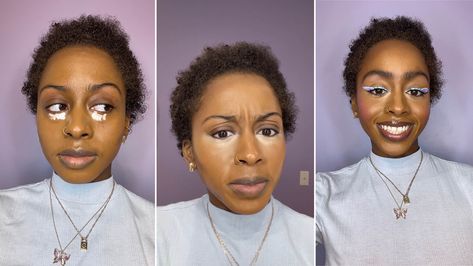 Using white concealer on your undereye has become a viral trend on TikTok, with users claiming that it adds a flattering brightening effect. We put the technique to the test and asked the experts to determine if it's really worth the effort. Bright Undereye, Concealer Hacks, Makeup Looks Eyeshadow, White Concealer, Applying Concealer, Pro Concealer, Concealer Shades, White Makeup, Concealer Makeup