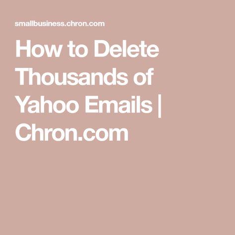 How To Delete Lots Of Emails In Yahoo, Email Hack, Iphone Tips, Email Account, Tech Support, Yahoo Mail, Life Hacks, Take A, Iphone