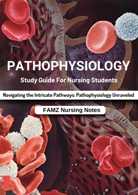 Pathophysiology Nursing Study Guides, Nursing School Notes Study Guides, Pathophysiology Nursing, Nursing School Studying Cheat Sheets, Crna School, Nurse Study, Student Tips, Nursing Study Guide, Nurse Study Notes