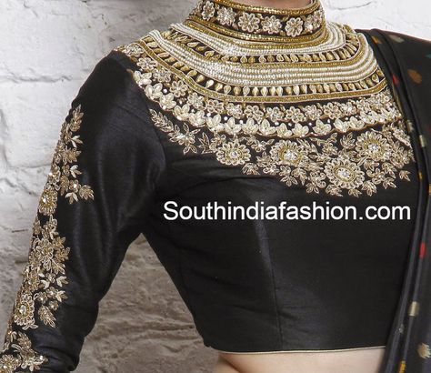 high neck maharani blouse High Neck Blouse Pattern, High Neck Blouse Designs, Neck Blouse Designs, 50 Blouse Designs, Blouse Designs High Neck, Pattu Saree Blouse Designs, Trendy Patterns, Sari Blouse Designs, Silk Saree Blouse Designs