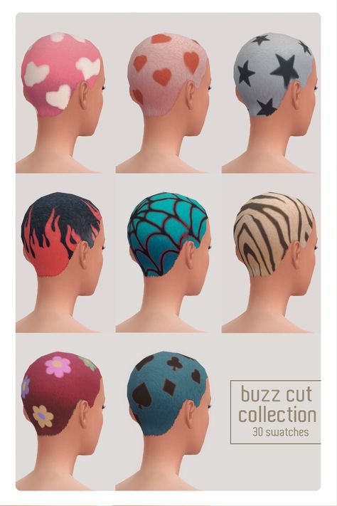 ៸៸ buzz cut collection ៸៸ | boonstow on Patreon Sims 4 Cas Mods, Sims Packs, Pelo Sims, Free Sims 4, The Sims 4 Packs, Sims 4 Mm Cc, Sims 4 Body Mods, Tumblr Sims 4, Sims 4 Expansions