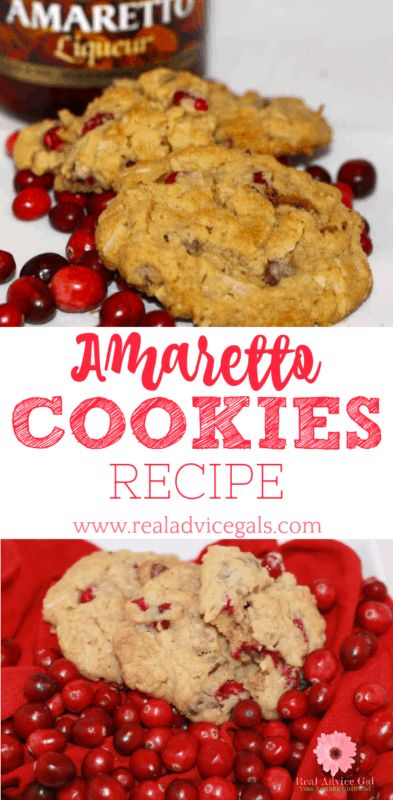 Amaretto Cookies, Amaretto Recipe, Favorite Cookie Recipe, Cranberry Cookies, Soft Sugar Cookies, Chewy Chocolate Chip, Holiday Cookie Recipes, Holiday Cookie, Not Love