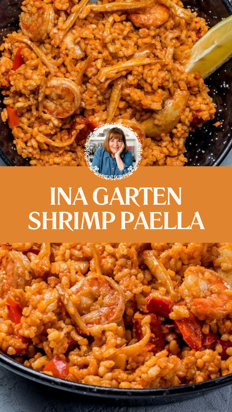 Ina Garten Shrimp Paella Ina Garten Shrimp, Shrimp Paella Recipe, Shrimp Paella, Ina Garten Recipes, Seafood Paella, Paella Recipe, Cooking Games, December 2024, 4 People