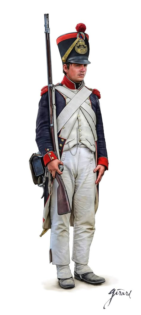 Russian Napoleonic Uniforms, French Napoleonic Uniforms, French Special Forces, Napoleon 1927, Napoleonic Wars Uniforms, Old Military Uniforms, Napoleonic Soldier, Napoleon French, French Soldier