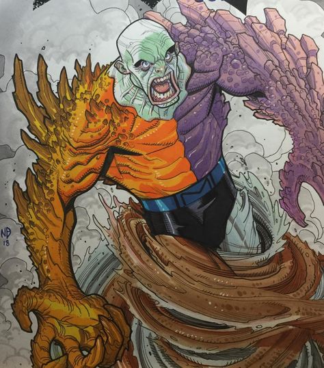 Metamorpho in colour #metamorpho #batman #batmanandtheoutsiders #dc #dccomics #dcentertainment #justiceleague #art #artoninstagram #artist… Dc Metamorpho, Metamorpho Dc, Nick Bradshaw, Powers Art, Continental Drift, Comics Characters, Doom Patrol, Super Powers Art, Fantasy Comics