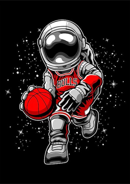 Premium Vector | Astronaut playing basketball cartoon style Basketball Cartoon, Astronaut Drawing, Astronaut Illustration, Playing Basketball, Cute Drawing, Painting Ideas On Canvas, Cool Wallpapers, Cartoon Style, Premium Vector