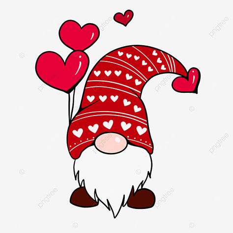 Cartoon Valentine Images, Valentine’s Day Gnomes, Valentine’s Day Clipart, Valentine Gnome Painting, Valentines Characters, Gnome Nails Art, Valentines Day Art Painting, Valentines Day Art Illustration, Gnome Paintings