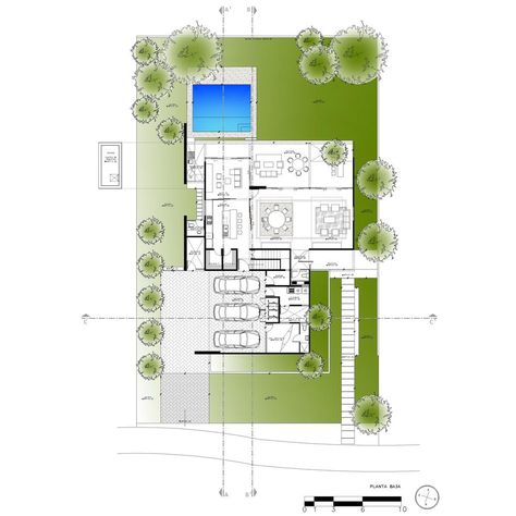 Shelter House,Lower Floor Plan Shelter House, Sheltered Housing, Arch Model, Small House Plan, House Floor, Dream Houses, Farmhouse Plans, House Architecture Design, Photoshop Brushes