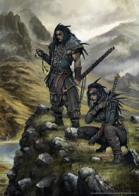 Tribe Art, Fantasy Tribe, Viking Warriors Art, Tribe Warrior, Fantasy Tribe Village, Totem Warrior Barbarian, D&d Barbarian Art, Nordland, Conan The Barbarian