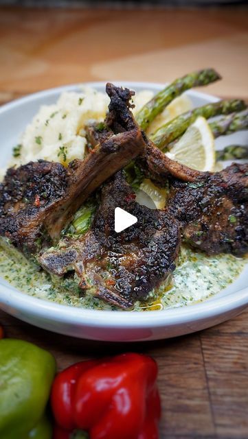 Easy Lamb Recipes, Lamb Chops Recipe, Green Seasoning, Beef Stir Fry Recipes, Grilled Lamb Chops, Lamb Chop Recipes, Lamb Recipe, Instagram Recipes, Lamb Chop