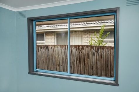 Window Mullions, Outside House Paint, Painted Window Frames, Milgard Windows, Window Restoration, Vinyl Frames, Outdoor Blinds, Timber Mouldings, Outdoor Paint