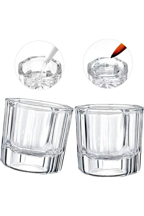 Saviland 2PCS Dappen Dish - Acrylic Nail Liquid Dappen Dish for Acrylic Nails, Glass Monomer Dish Crystal Cup for Acrylic Powder Acrylic Nail Supplies Nail Art Manicure Tools Dappen Dish, Acrylic Nail Liquid, Dappen Dishes, Acrylic Nail Supplies, Nail Supplies, Womens Nails, Acrylic Powder, Manicure Tools, Nail Supply