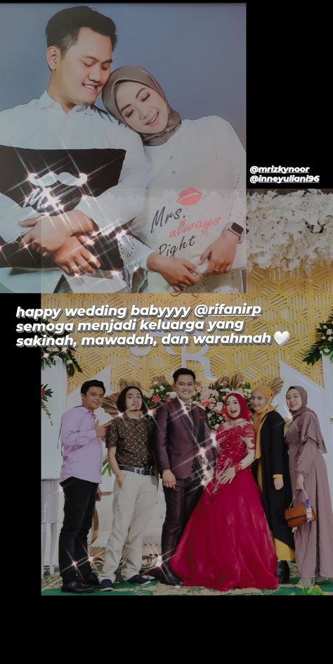 happy wedding, one of my bestie, rifani & husband! wishing u a full happiness in ur marriage!🤍 My Bestie, Happy Wedding, Baseball Cards, Movie Posters, Film Posters