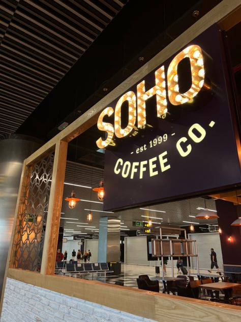 #soho #coffee #coffeshop Coffee Shops, Soho, Coffee Shop, Neon Signs, Coffee, Film